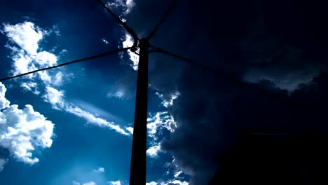 Clouds-moving-around-the-post-timelapse