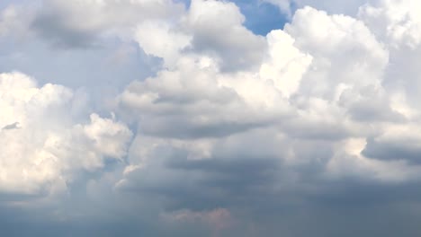 Dramatic-atmosphere-panorama-4K-Time-lapse-footage-clip-of-blue-sky-and-storm-clouds-on-tropical-season.