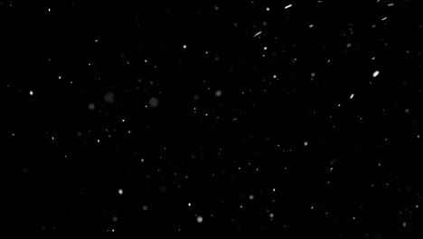 White-Snow-Falling-on-Isolated-Black-Background