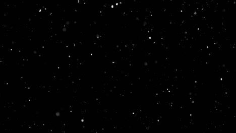 White-Snow-Falling-on-Isolated-Black-Background