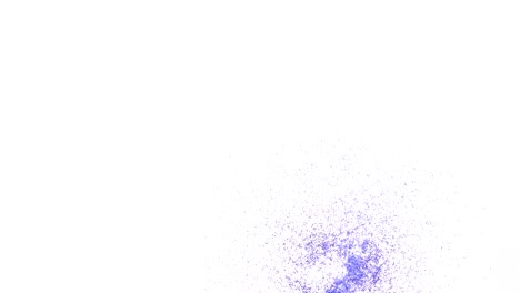 Blue-glitter-on-a-white-background