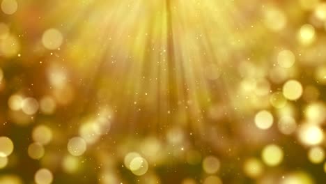 gold-warm-color-bright-lens-flare-rays-light-movement-with-bokeh-flowing-movement-on-black-and-gold-background,-for-movie-titles-and-overlaying,-holiday-happy-new-year-and-valentine-day-love