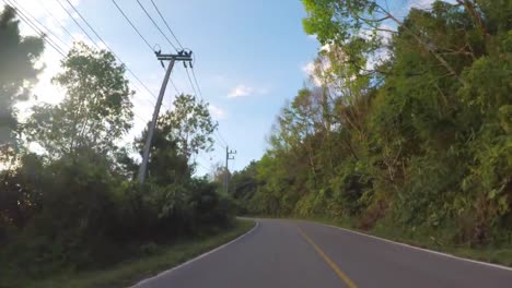 Front-Driving-Plate-:-On-Route-1090-From-Umphang-To-Mae-Sot-District-,-Tak-Province-,-North-Western-Thailand.