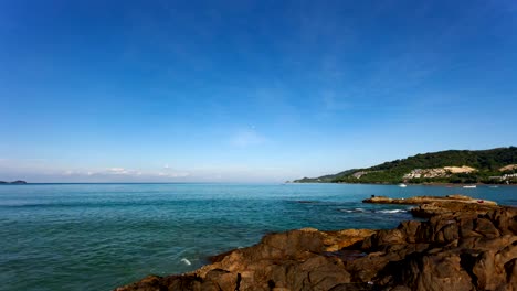 4K-of-Timelapse,Beautiful-colorful-color-and-light-sunrise-sky-and-clouds-over-tropical-sea