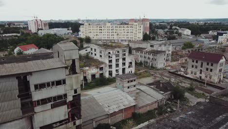 Flight-over-the-destroyed-factory.