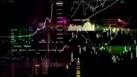 Stock-market-indices-are-moving-in-the-virtual-space.-Economic-growth,-recession