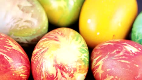 Multi-colored-Easter-eggs