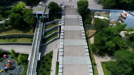 Odessa,-Ukraine,-Potemkin-Stairs.-Aerial-survey