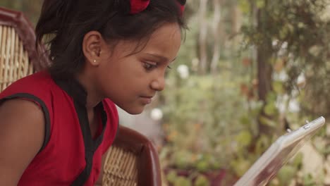 Indian-kids-hanging-around-outside-their-house