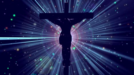 Christ-on-Cross-Divine-Blue-Worship-Loopable-Background