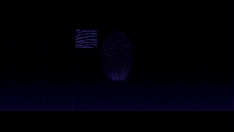 FullHD-Unique-fingerprint-identity-password-scan-background