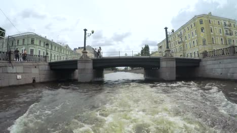 Passing-under-the-bridge-Palace-Embankment-near-the-Summer-Garden