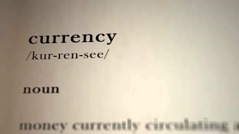 Definition-Currency