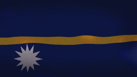 Nauru-National-Flag---Waving