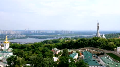 Orthodox-Christian-monastery.-Golden-domes.