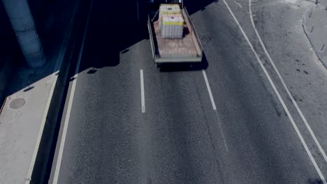 The-movement-of-cars-on-a-busy-road.-The-movement-of-cars-at-rush-hour.