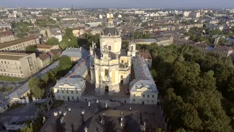 Flying-over-Cathedral-of-St.-Jura-(St.-George's)