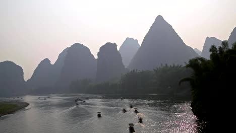 Yu-Long-río-y-montaña-Karst-paisaje