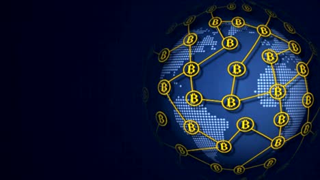 Bitcoin-currency-sign-revolves-around-the-earth