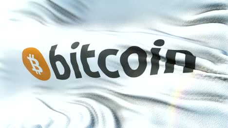 BITCOIN-flag-waving-on-sun.-Seamless-loop-with-highly-detailed-fabric-texture.-Loop-ready-in-4k-resolution.