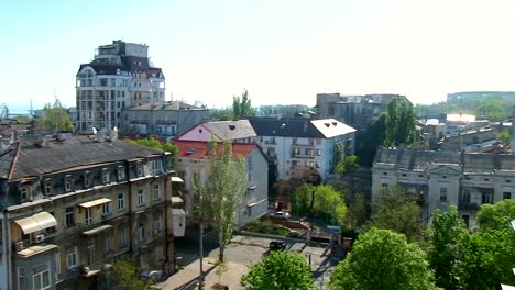 Panorama-Bewegung-Odessa-Architektur-Stadtlandschaft-urban