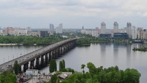 Kiev-Ukaine-Dnipro-river-left-coast-panorama-spring-landscape