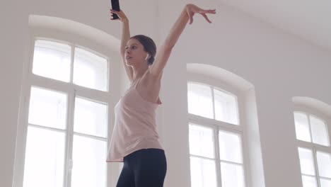 Beautiful-Ballerina-Dancing-Alone-in-Studio