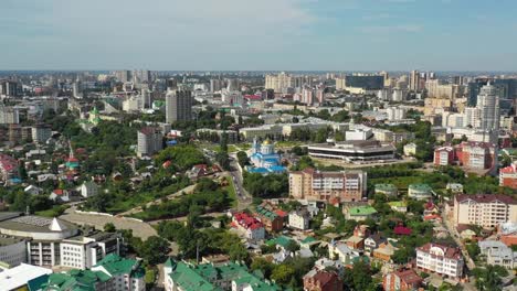 Aerial-view-of-the-city-center-and-Pokrovsky-Cathedral