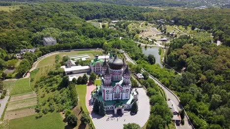 aerial-view-of-Panteleimon's-convent-in-Feofania