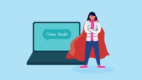 female-doctor-with-hero-cloack-in-laptop-telemedicine