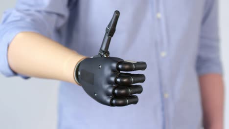 Showing-Thumbs-Up-with-Prosthetic-Hand