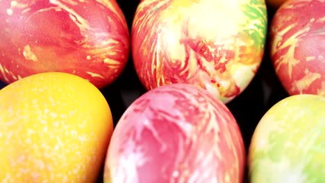 Multi-colored-Easter-eggs