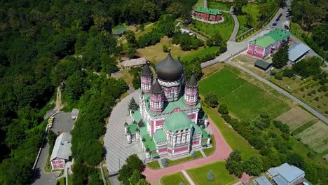 aerial-view-of-Panteleimon's-convent-in-Feofania