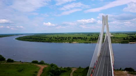 aerial-shot-most-beautiful-bridge-in-Russia