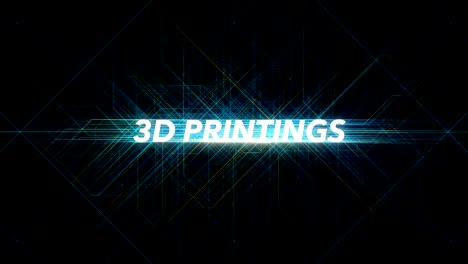 Digital-Lines-Tech-Word---3D-PRINTINGS