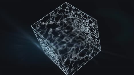 A-blockchain-3d-rendering-transparent-cube-with-binary-data.