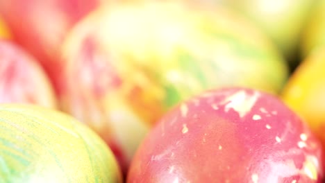 Multi-colored-Easter-eggs