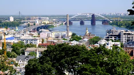 Panorama-Videobild-Stadtbild-Top-Ansicht