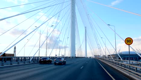 New-stylish-expressway-Western-Speed-Diameter-in-St.-Petersburg