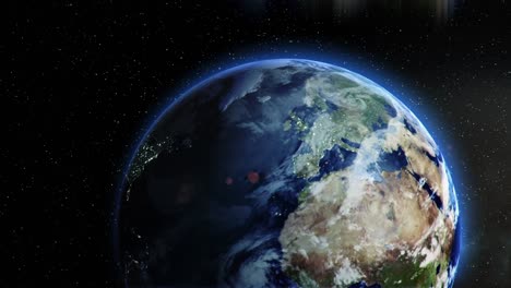 Orbiting-3d-Earth-animation-in-space-with-sun