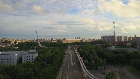 russia-sunny-day-moscow-cityscape-traffic-prospect-mira-aerial-panorama-4k