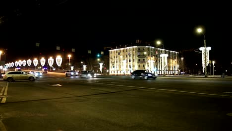 Stone-Bridge-near-Kremlin-(at-night)---the-most-popular-view-of-Moscow,-Russia