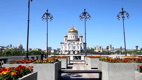 Cristo-la-catedral-del-Salvador-(día),-Moscú,-Rusia