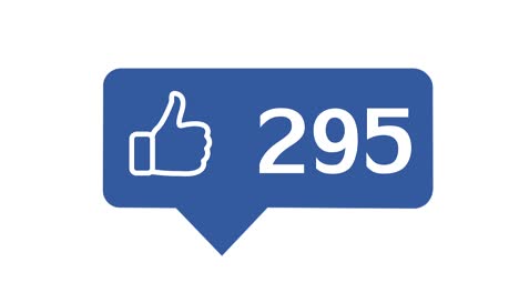 "Like-Button"-mit-Zahlen-auf-social-network