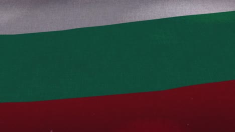 Nationalflagge-Bulgarien---winken