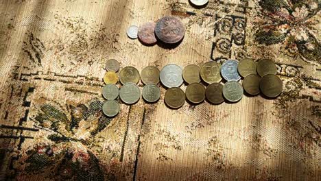 Vintage-coins-close-up.-Collection-of-old-coins.