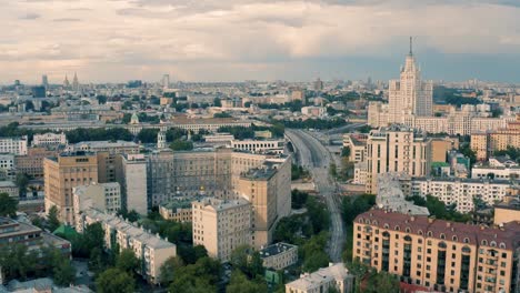 Skyline-der-Stadt-Moskau