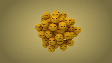 Emoji-gelangweilt-gelb