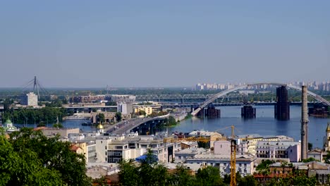 Panorama-Videobild-Stadtbild-Top-Ansicht