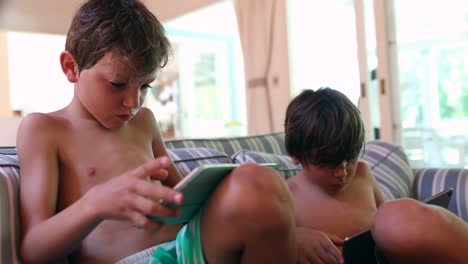 Children-using-tablet-at-home